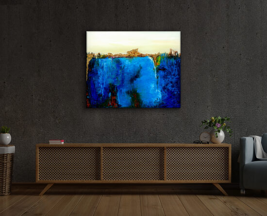 Vászonnyomat - 72x90 cm - Posszeidón birodalma